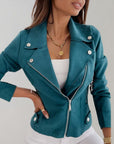 Helvano | Bikerjacke aus Wildleder für Damen