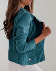 Helvano | Bikerjacke aus Wildleder für Damen