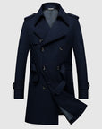 Helvano | Zweireihiger Trenchcoat für Herren
