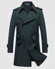 Helvano | Zweireihiger Trenchcoat für Herren