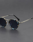 Helvano | Runde zweifarbige Sonnenbrille für Herren