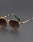 Helvano | Runde zweifarbige Sonnenbrille für Herren