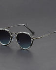 Helvano | Runde zweifarbige Sonnenbrille für Herren