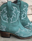 Helvano | Bestickte Cowboy-Stiefeletten aus Leder für Damen