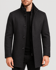 Helvano | Eleganter Herrenmantel mit Innenfutter