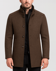 Helvano | Eleganter Herrenmantel mit Innenfutter