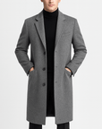 Helvano | Eleganter Wollmantel für Herren