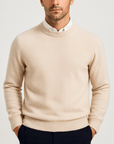 Helvano | Klassischer Kaschmir-Pullover für Herren