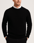 Helvano | Klassischer Kaschmir-Pullover für Herren