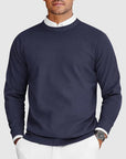 Helvano | Klassischer Herren-Pullover mit Rundhals