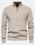 Helvano | Herren-Strickpullover mit Stehkragen