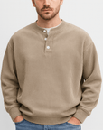 Helvano | Cord-Pullover mit Rippenstruktur für Herren