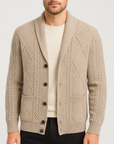 Helvano | Herren-Cardigan aus Merinowolle