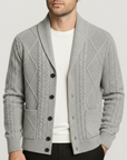 Helvano | Herren-Cardigan aus Merinowolle
