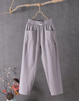 Helvano | Knöchellange gerade Hose für Damen