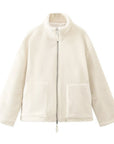 Helvano | Damenjacke mit Stehkragen in Beige