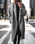 Helvano | Oversized Wollmantel für Damen