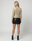 Helvano | Strickjacke mit Glitzereffekt für Damen