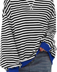 Helvano | Sweatshirt für Damen mit bunten Streifen