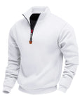 Helvano | Herren Troyer-Pullover mit Stehkragen