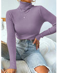 Helvano | Rollkragenpullover mit Rippstruktur für Damen