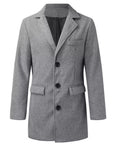 Helvano | Eleganter Wintermantel mit Revers für Herren