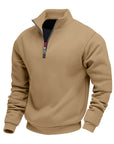 Helvano | Sweatshirt mit Stehkragen und Reissverschluss für Herren