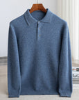 Helvano | Herren Polo-Pullover aus Wollmischung