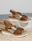 Helvano | Damen Keilsandalen mit Absatz