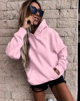 Helvano | Damen Kapuzenpullover mit Fleece-Futter