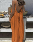 Helvano | Trägerkleid mit Spaghettiträgern für Damen