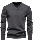 Helvano | Herren V-Neck Pullover aus Baumwolle
