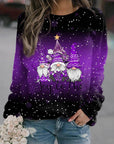 Helvano | Lockerer Damen-Pullover mit Print