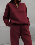 Helvano | Sportlicher Jogginganzug für Damen mit Zip-Hoodie
