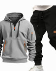 Helvano | Herren Trainingsanzug mit Hoodie und Jogginghose