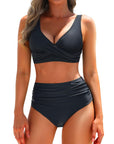Helvano | Bikini-Set mit hoher Taille für Damen