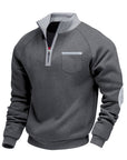 Helvano | Fleece-Pullover mit Halfzip für Herren
