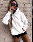 Helvano | Damen Kapuzenpullover mit Fleece-Futter