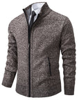 Helvano | Strickjacke mit Stehkragen und Reissverschluss für Herren