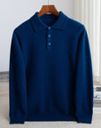 Helvano | Herren Polo-Pullover aus Wollmischung