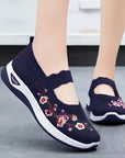 Helvano | Bestickte Blumen-Sneaker für Damen