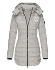 Helvano | Gesteppte Winterjacke mit abnehmbarer Kapuze für Damen