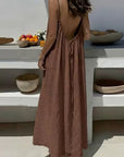 Helvano | Trägerkleid mit Spaghettiträgern für Damen