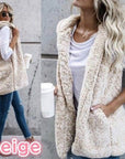 Helvano | Kuschelige Teddy-Weste für Damen
