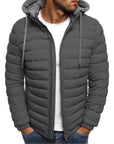 Helvano | Leichte Steppjacke mit Kapuze für Herren