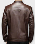 Helvano | Slim-Fit Lederjacke für Herren