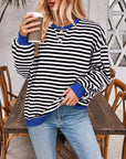 Helvano | Sweatshirt für Damen mit bunten Streifen