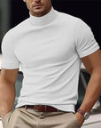 Helvano | Rollkragen-Shirt Kurzarm für Herren