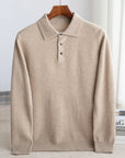 Helvano | Herren Polo-Pullover aus Wollmischung