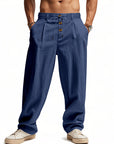Helvano | Leinenhose für Herren mit Kordelzug